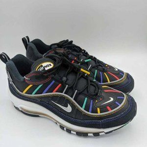 Nike Womens Air Max 98 Premium Martin Sneakers Bla